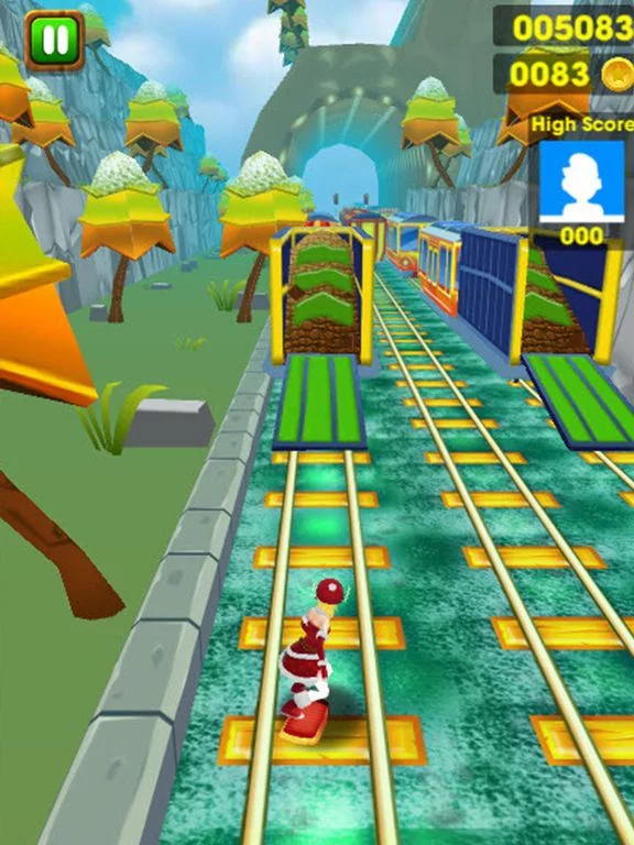 Изображение игры: Christmas Run - Snow Princess Train Surfers