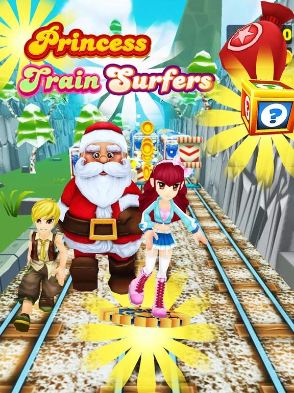 Изображение игры: Top Princess Surfers: Snow Girls On Subway