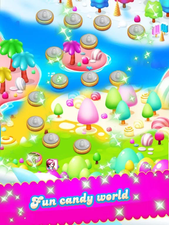 Изображение игры: Candy Sweet - New best match 3 puzzle