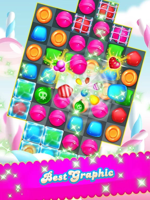 Изображение игры: Candy Sweet - New best match 3 puzzle