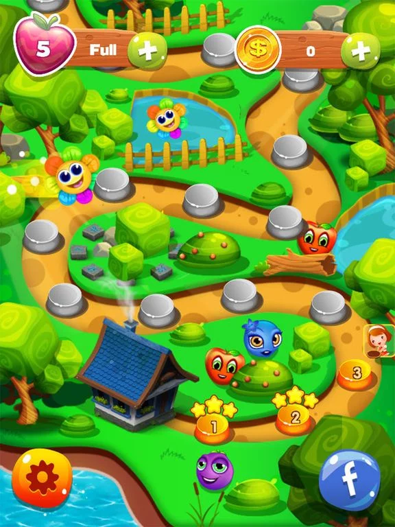 Изображение игры: Charm Farm King - New Fruits Link Heroes