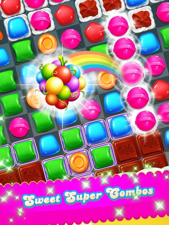 Изображение игры: Candy Sweet - New best match 3 puzzle