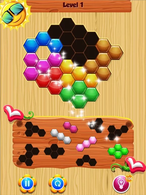 Изображение игры: The Hexa Block Puzzle