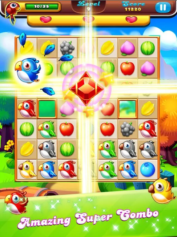 Изображение игры: Farm Fruit Pop and Pets Heroes