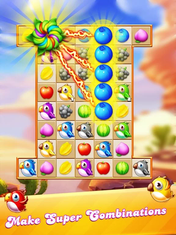 Изображение игры: Farm Fruit Pop and Pets Heroes