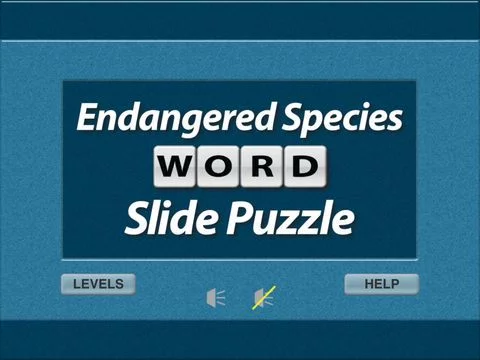 Изображение игры: Endangered Species Word Slide Puzzle Free ( Have Fun And Learn Which Wild Animals Are Almost Extinct )