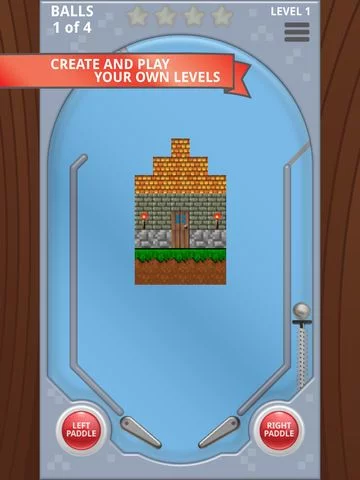 Изображение игры: Pinball Block Breaker Craft Free