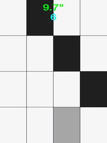 Изображение игры: Awesome White Tile - Tap Black Tiles like Playing Piano