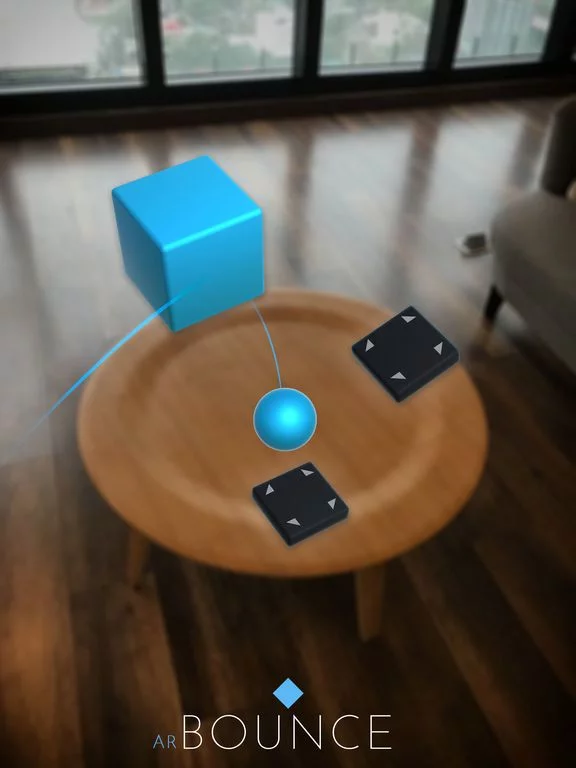 Изображение игры: AR BOUNCE