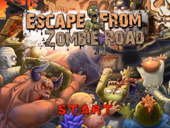 Изображение игры: Escape From Zombie Road