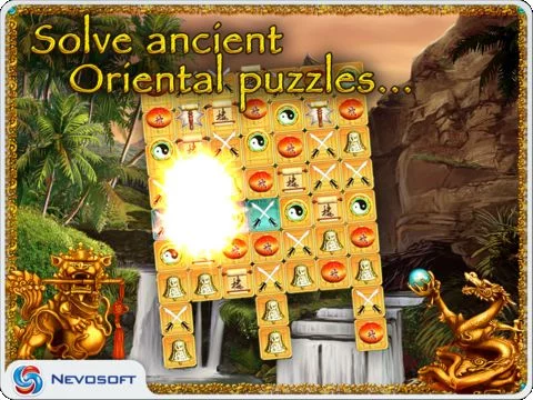 Изображение игры: 10 Talismans: oriental match 3 puzzle