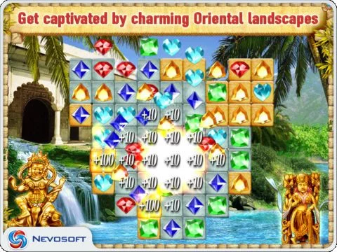 Изображение игры: Pantheon: jewel matching puzzle