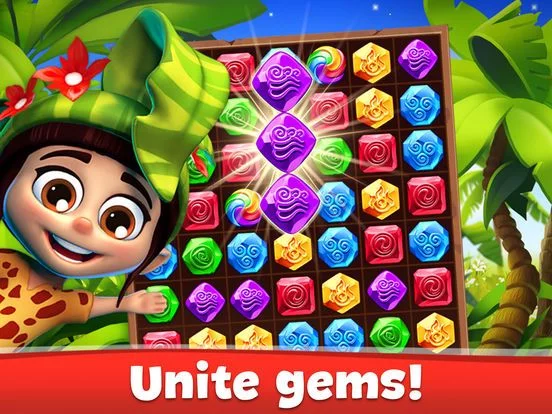 Изображение игры: Gemmy Lands - Match-3 Games