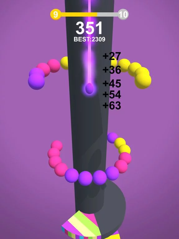 Изображение игры: Color Ball: Hit The Same Color