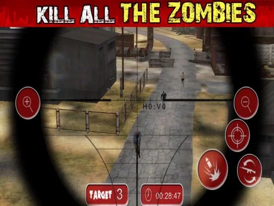 Изображение игры: Zombie Town - Defense Sniper