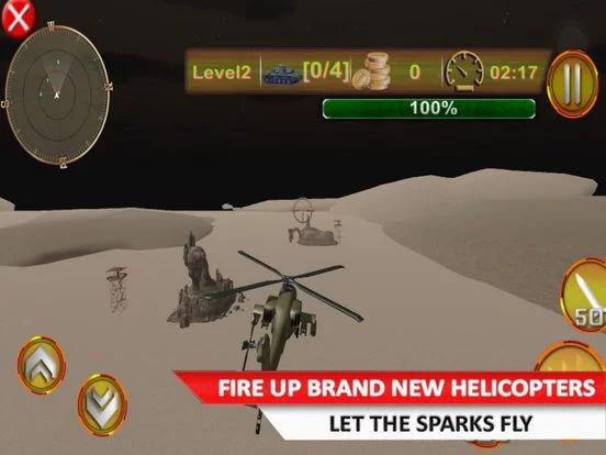 Изображение игры: Elite Helicopter - Gunship Air