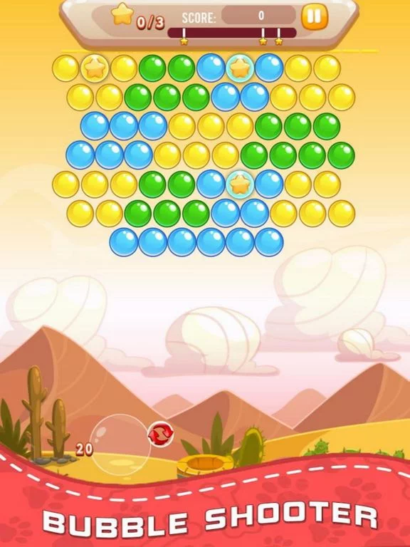 Изображение игры: Flying Bubble - Ball Pop