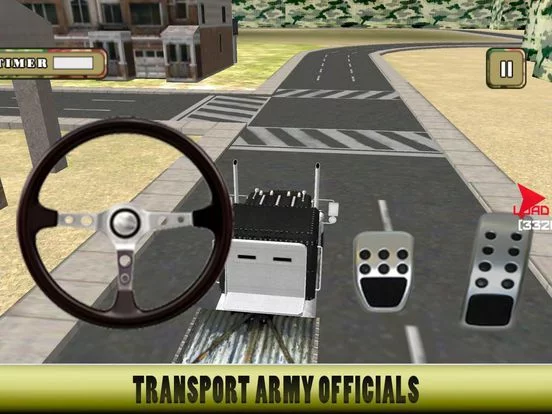 Изображение игры: Army Transport Cargo Truck