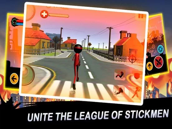 Изображение игры: Stickman Fight Street City