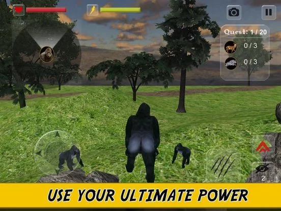 Изображение игры: King Jungle Gorilla 3D