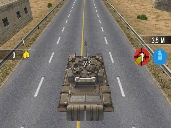 Изображение игры: Crazy Tank: Traffic Speed
