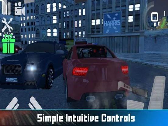 Изображение игры: City Car Drag Driving