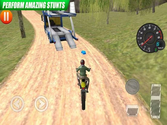Изображение игры: Fast Moto Up Hill Lv