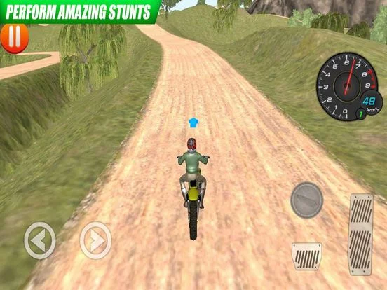 Изображение игры: Fast Moto Up Hill Lv