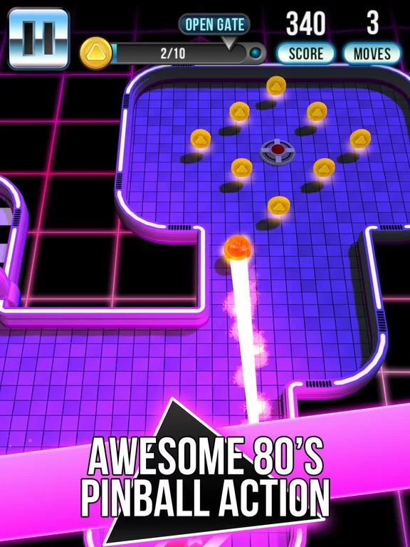 Изображение игры: Retro Shot - Pinball Puzzle Game