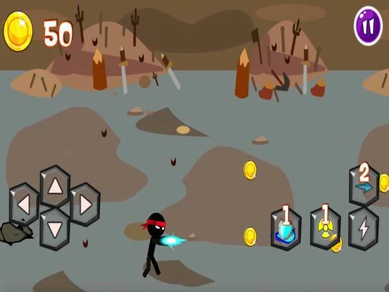Изображение игры: Combat de stickman