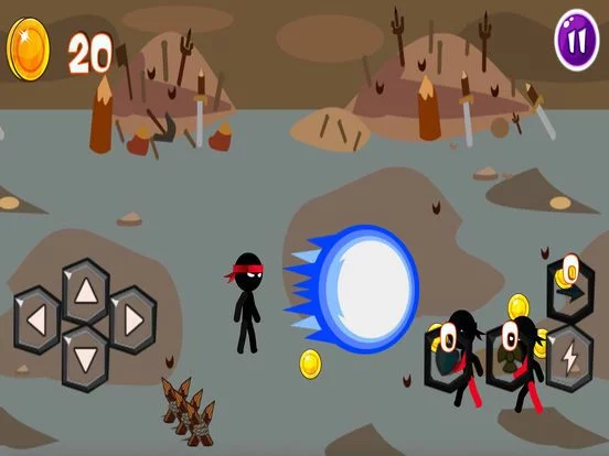 Изображение игры: Combat de stickman