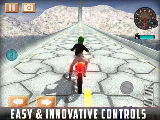 Изображение игры: Impossible Tricky Moto Racer