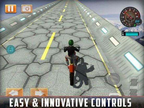 Изображение игры: Impossible Tricky Moto Racer