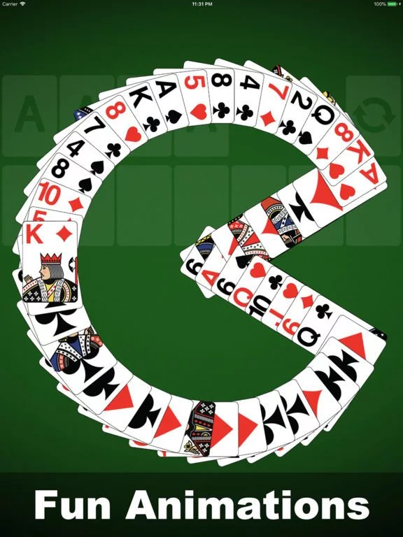 Изображение игры: ＠Solitaire