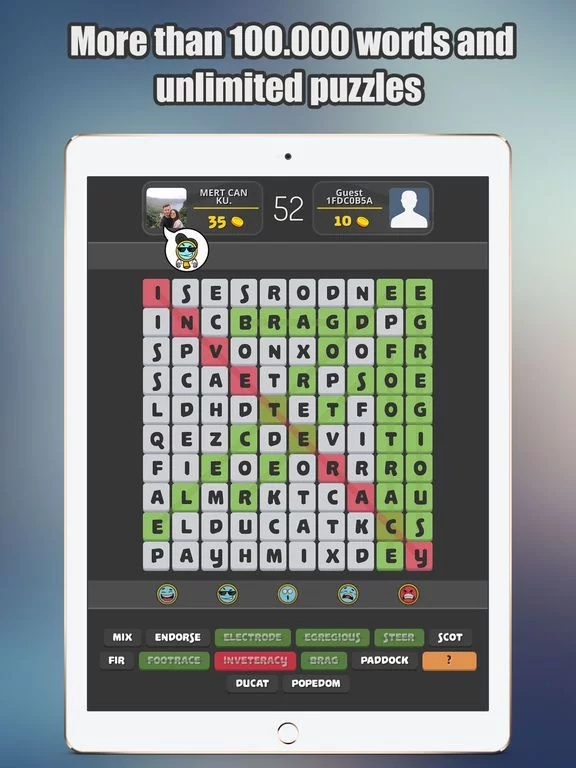 Изображение игры: Online Word Search