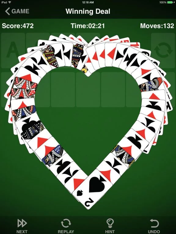 Изображение игры: ＠Solitaire