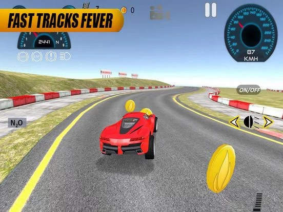Изображение игры: Fast Car Racing Arena