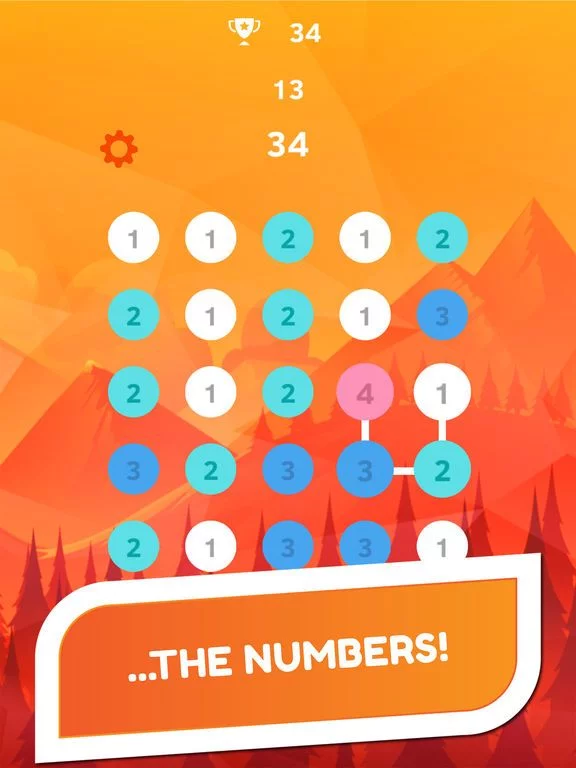 Изображение игры: One Line Number - Chain Puzzle