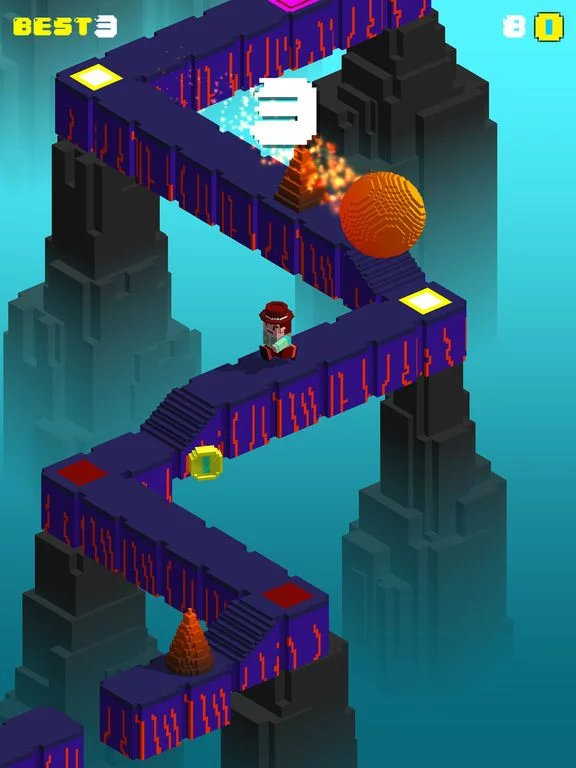 Изображение игры: Flippy Run - Destruction Ball
