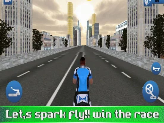 Изображение игры: Extreme Bicycle City Race