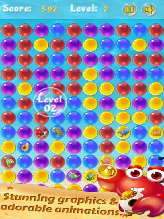 Изображение игры: Balloon Sea Fish Pop