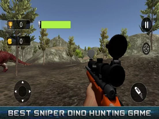 Изображение игры: Sniper Shoot Dinosaur -Hunting