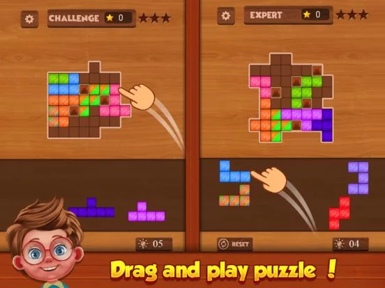 Изображение игры: Wood Block Puzzles