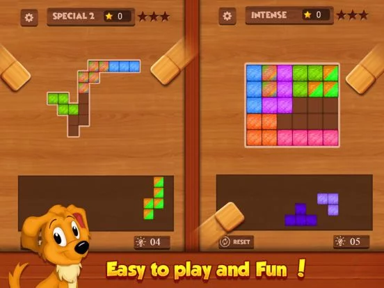 Изображение игры: Wood Block Puzzles