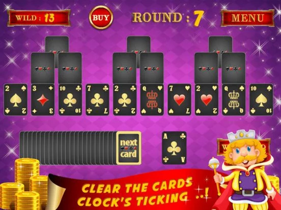 Изображение игры: Royal King Pyramid Solitaire
