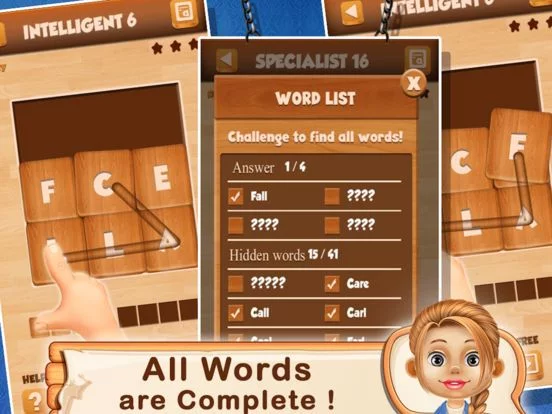 Изображение игры: Word Crush: Swipe Hidden Word