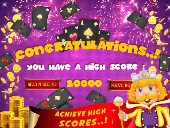 Изображение игры: Royal King Pyramid Solitaire