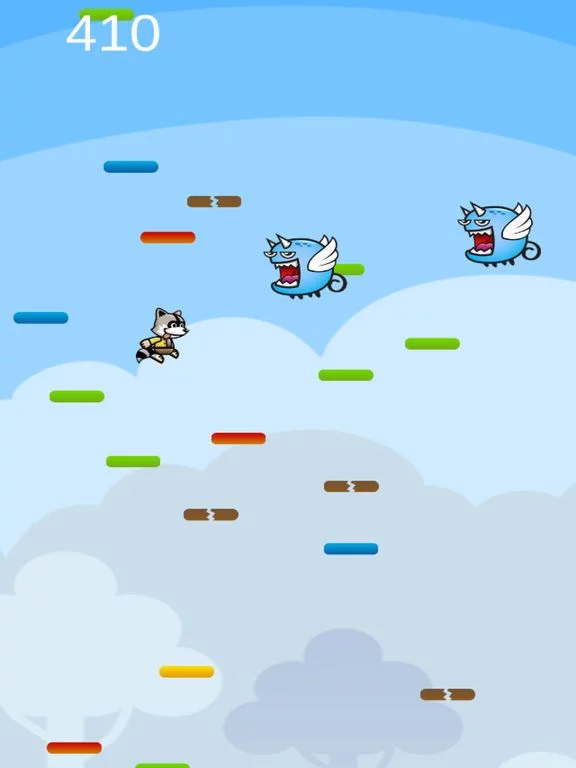 Изображение игры: Jumping Raccoon