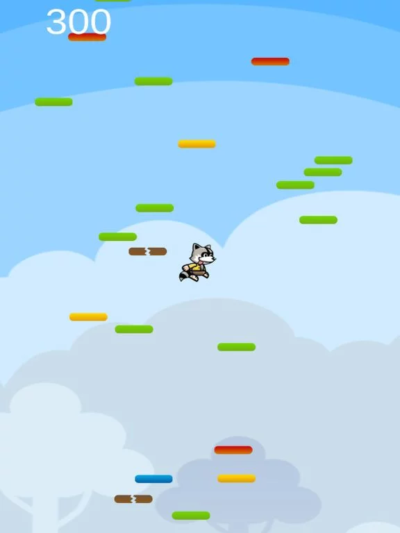 Изображение игры: Jumping Raccoon