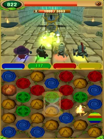 Изображение игры: Abyss of Magic - Puzzle RPG